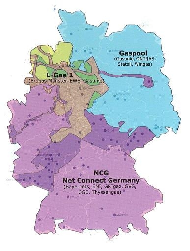 Energienetze in Südostdeutschland